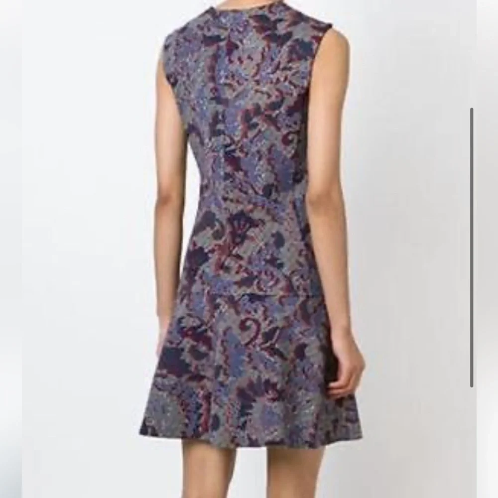 Tory Burch Pixelated Brocade Dress